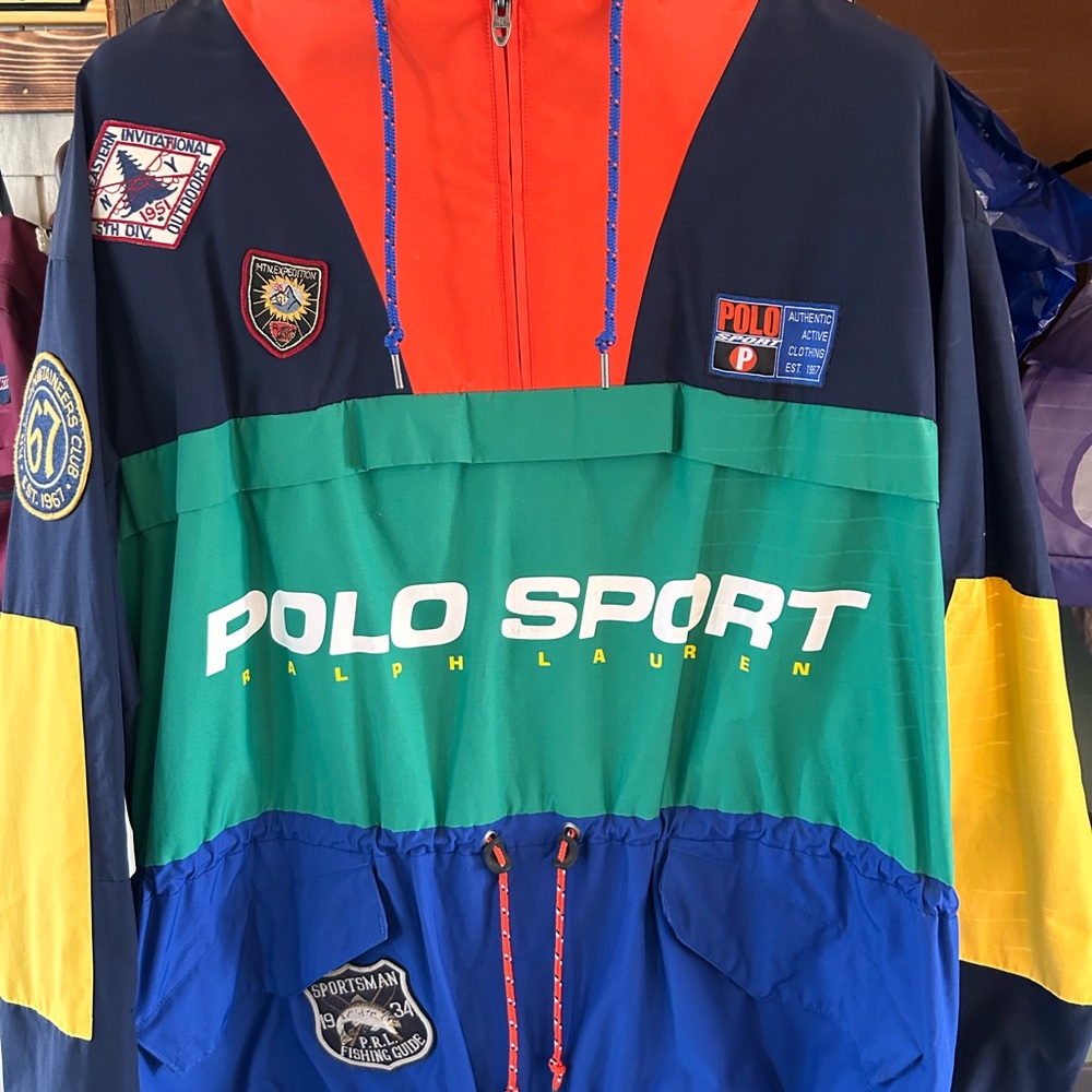 Polo by Ralph Lauren Blue and Green Jacket